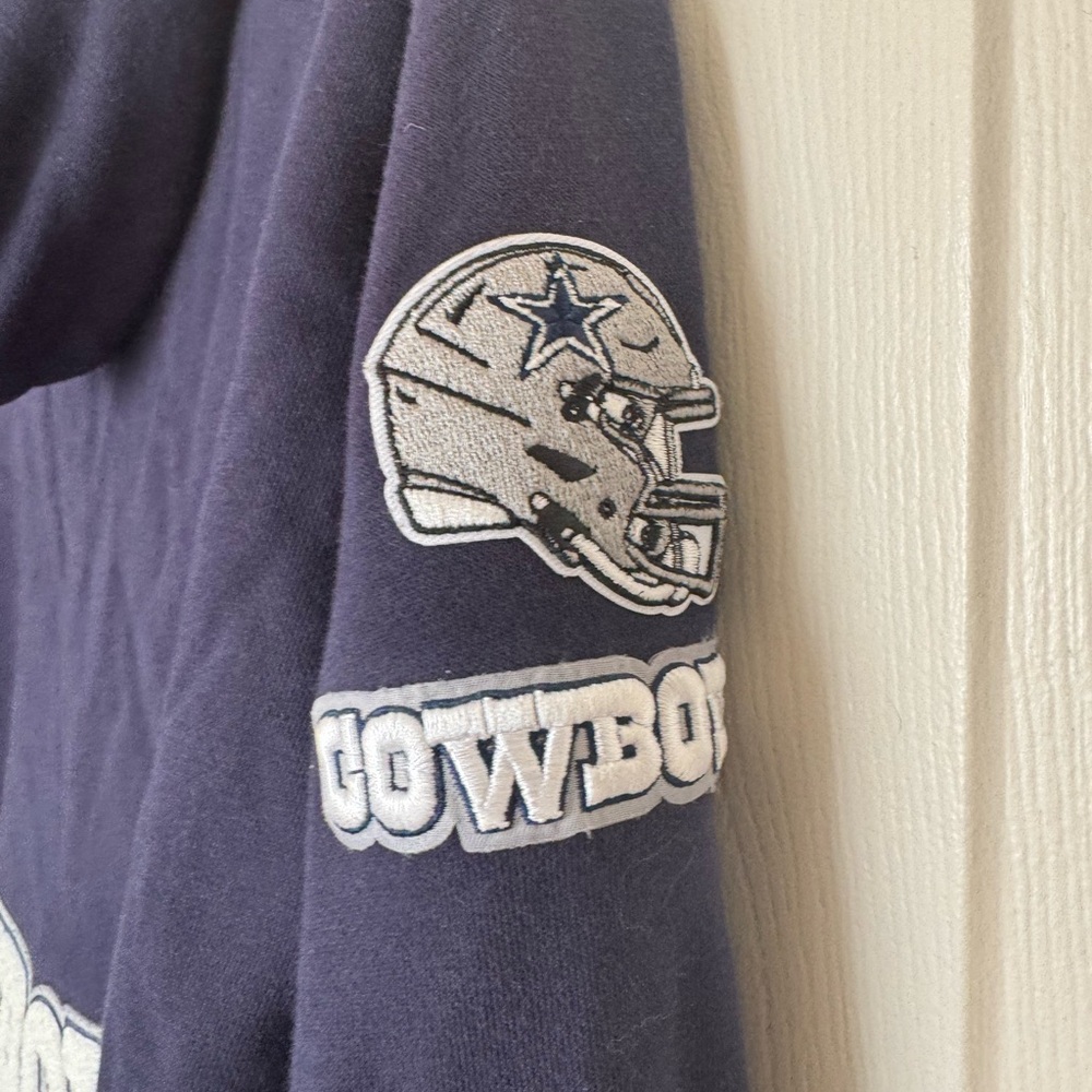 Dallas Cowboys Cropped Hoodie - Picture 3 of 4